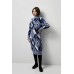 Knitted dress "Mirage" blue